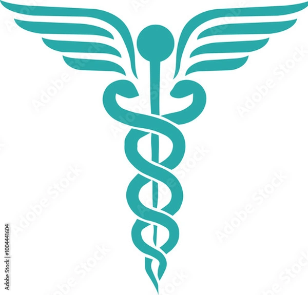 Obraz caduceus medical icon