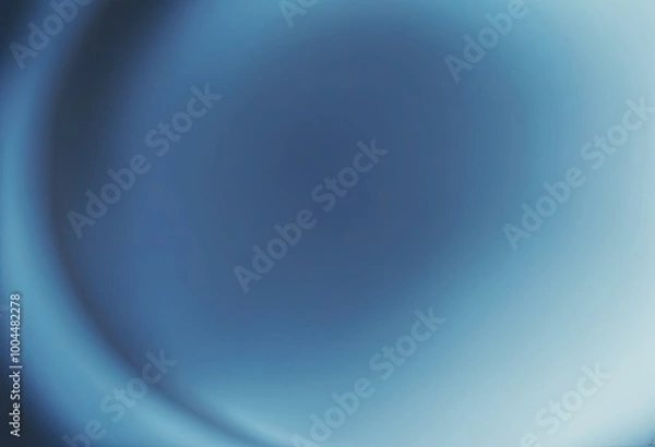 Fototapeta Wallpaper with blurred abstract shapes, circles, light and shadow, blue tint