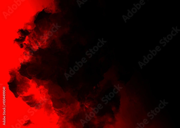 Obraz smoke on black