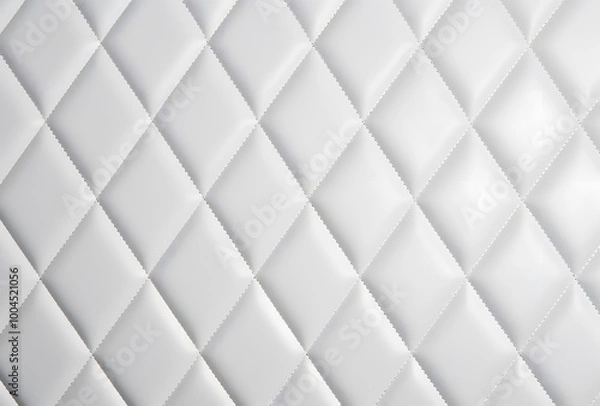 Obraz White Diamond Pattern Leather Texture Background