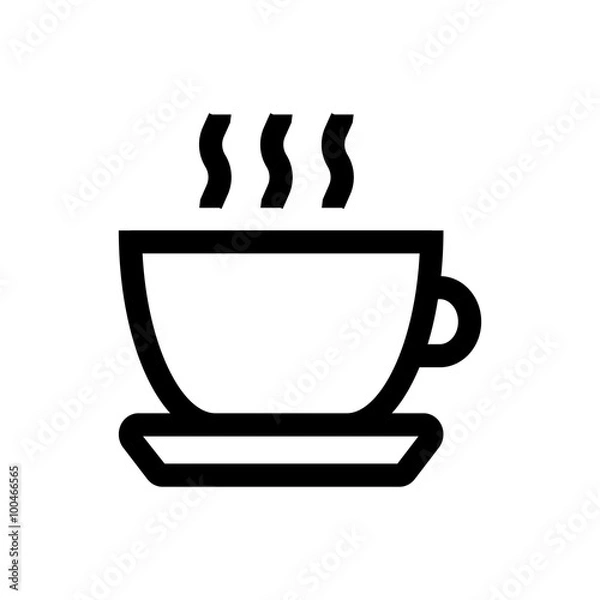 Obraz Coffee line icon.