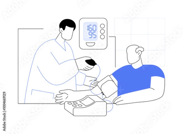Obraz Patient safety isolated cartoon vector illustrations.