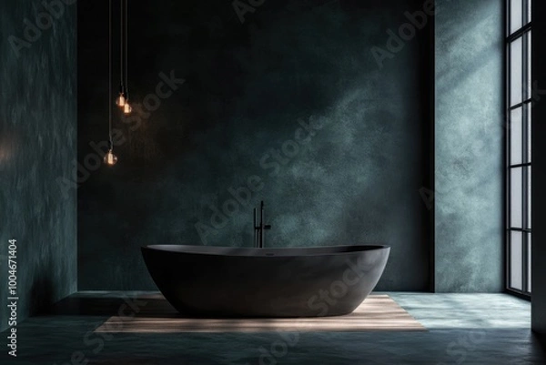 Obraz Luxurious Modern Bathroom with Elegant Design and Stylish Decor
