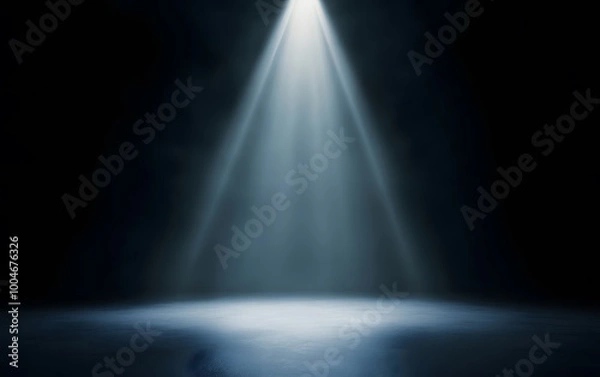 Fototapeta background with spotlight light, generative ai