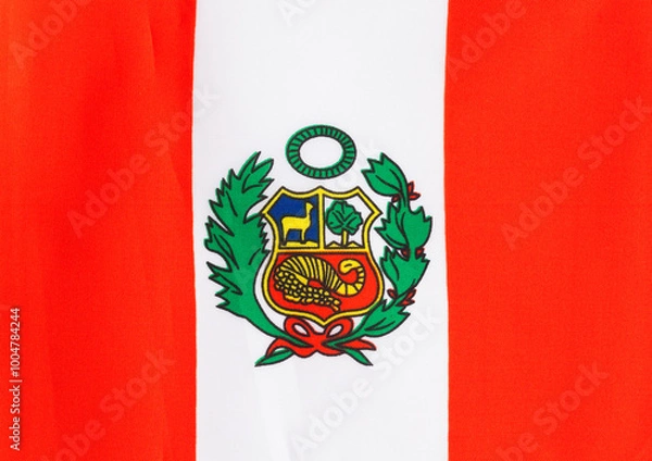 Obraz Peru Flag Flat