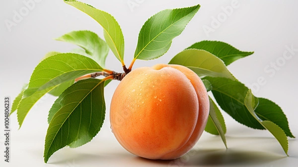 Fototapeta 3d rendered photo of apricot generative ai