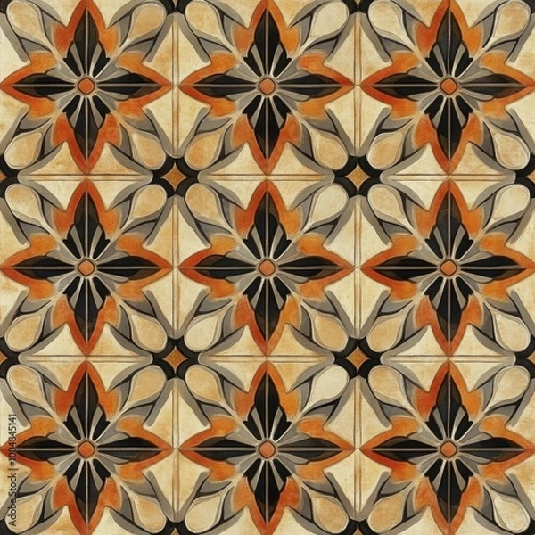Fototapeta Textile repeat pattern of Fabric pattern, seamless
