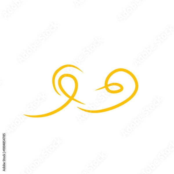 Fototapeta gold swish ornament