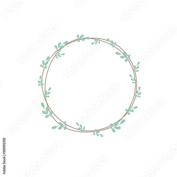Obraz Floral wreath