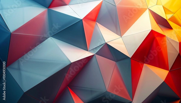 Obraz geometric-backdrop-sharp-lines-high-contrast-pattern-seamless-design