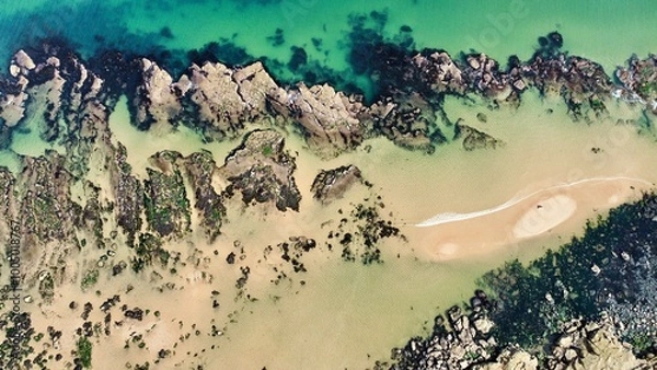 Obraz Tynemouth beach, england