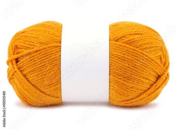 Fototapeta Żółta przędza