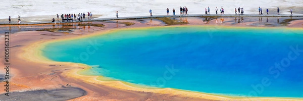 Obraz Grand Prismatic Spring panoramic