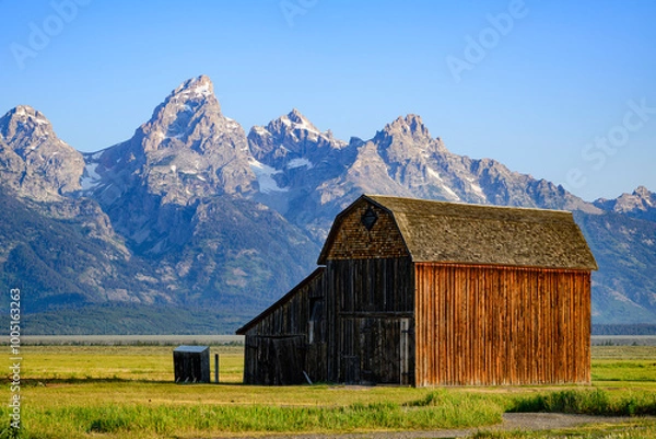 Obraz Mormon Barns