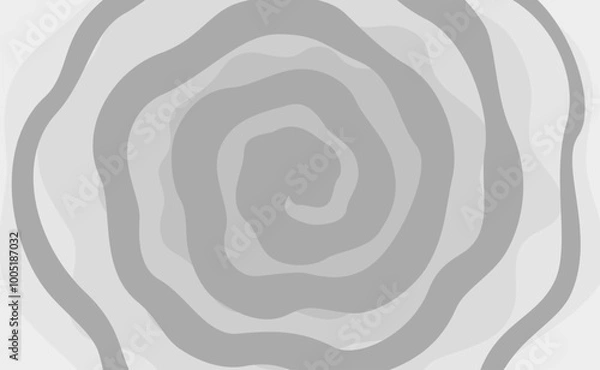 Obraz グルグルうず巻きの背景・壁紙イラスト（グレー）