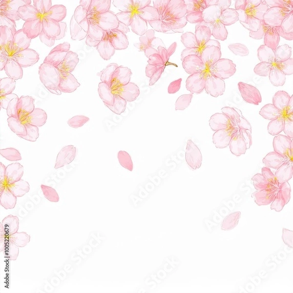 Fototapeta 桜の背景