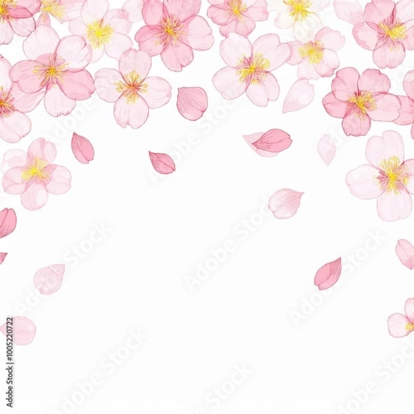 Fototapeta 桜の背景