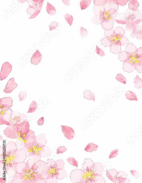 Fototapeta 桜の背景