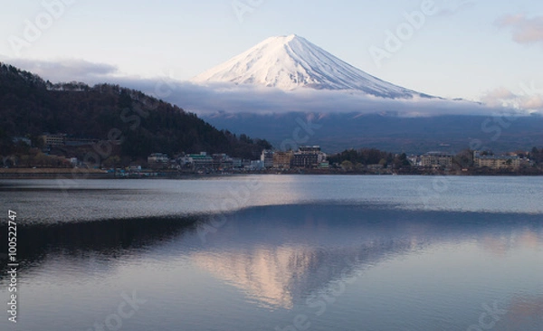 Obraz Fuji mountain with reflection