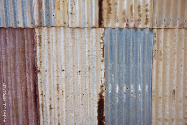 Obraz Rusty Corrugated Iron