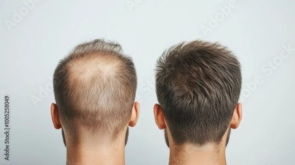 Obraz Transform your look with our hair growth solution Witness the stunning change from thinning to thick hair in just weeks.