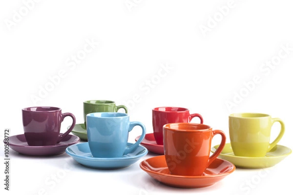 Fototapeta Isolated Coffee Mugs