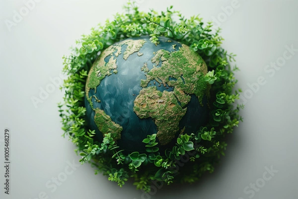 Obraz World environment and Earth Day concept with eco friendly enviroment.