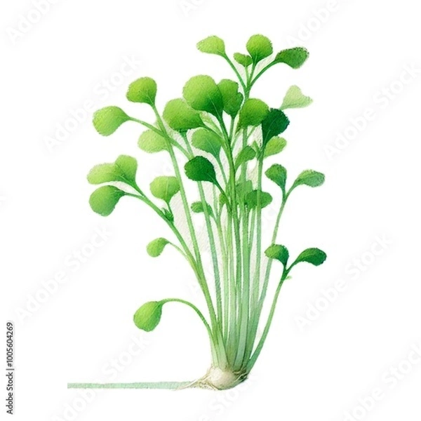 Obraz かいわれ大根 radish sprouts