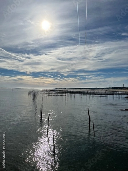 Obraz sunset over the lake
