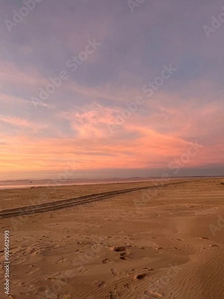 Obraz sunset on the beach