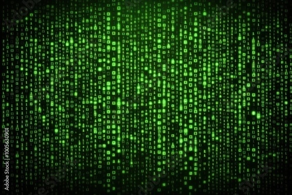 Fototapeta Matrix Code Background