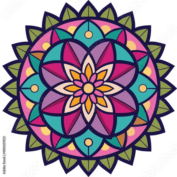 Obraz Ornamental luxury mandala pattern design