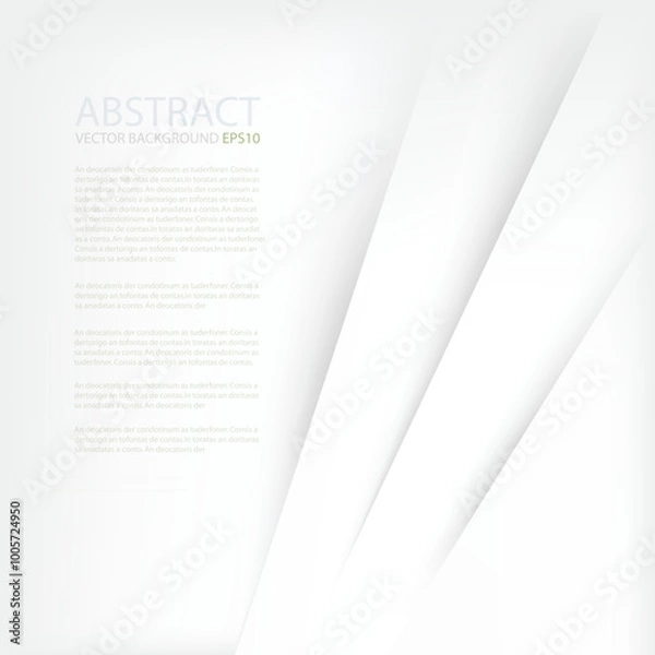 Fototapeta Infographic graphic geometric triangle overlap vector layer background for text and message design

