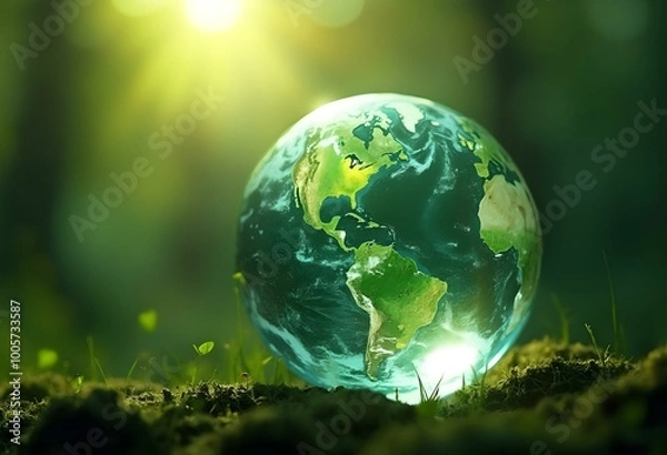 Obraz earth ecology in the grass 