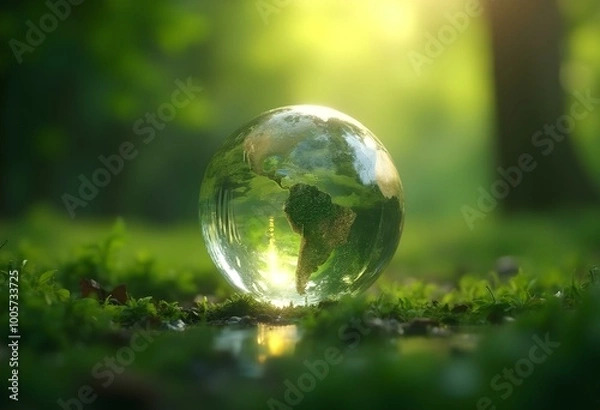 Obraz earth ecology in the grass 