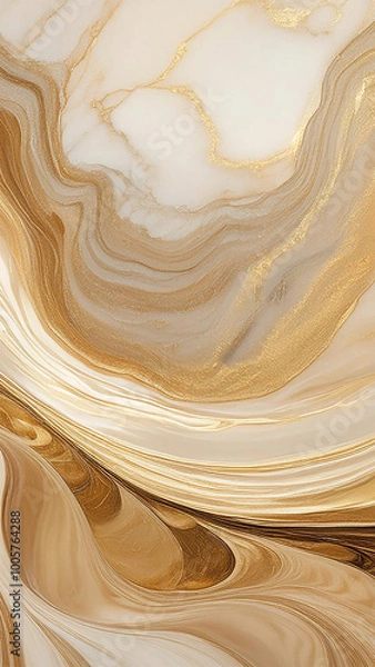 Obraz AI art, marble pattern