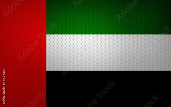 Obraz Closeup of UAE flag
