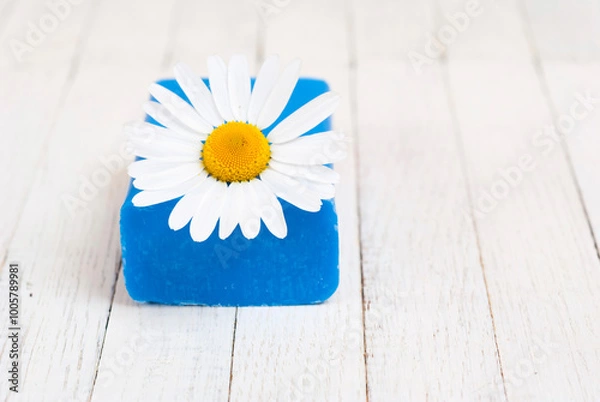 Obraz Soap with herbal flower