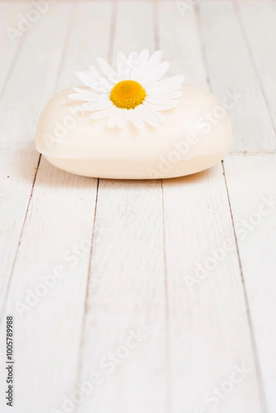 Obraz Soap with herbal flower