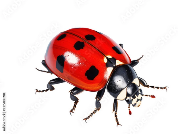 Fototapeta a close up of a ladybug