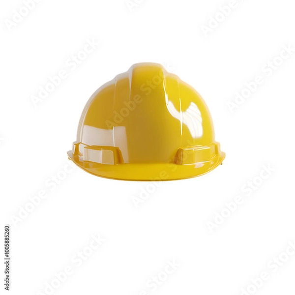 Fototapeta Construction Hard Helmet on transparent background