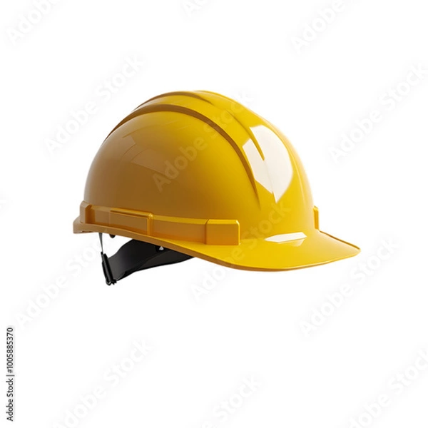 Fototapeta Construction Hard Helmet on transparent background