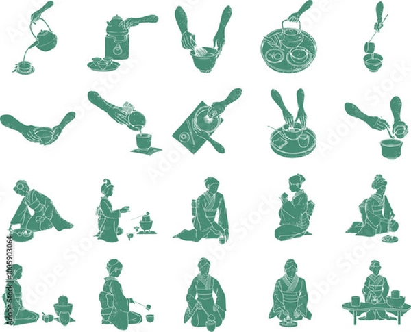 Obraz Japanese Matcha Brand