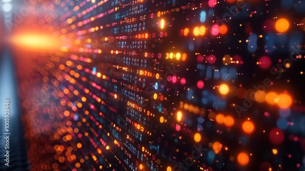 Obraz Cyber security network. Data protection concept