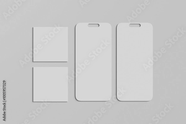 Obraz Blank social media mockup