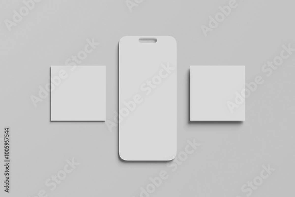 Obraz Blank social media mockup