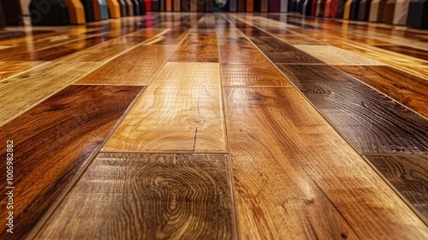 Fototapeta A comprehensive selection of flooring options