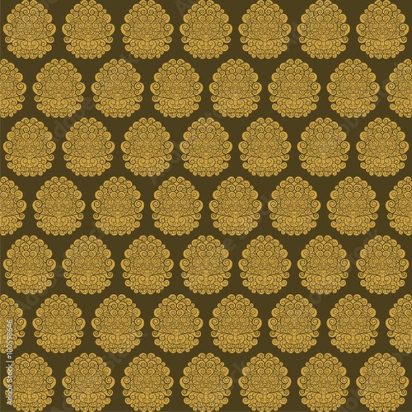 Obraz creative royal design pattern background vector