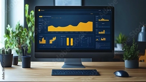 Obraz the A franchisee accessing a range of business tools and software provided by the franchisor.