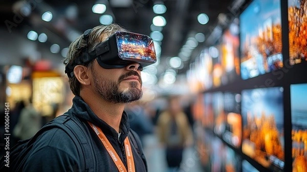 Obraz the A business using AR to enhance a trade show booth with interactive product demonstrations.